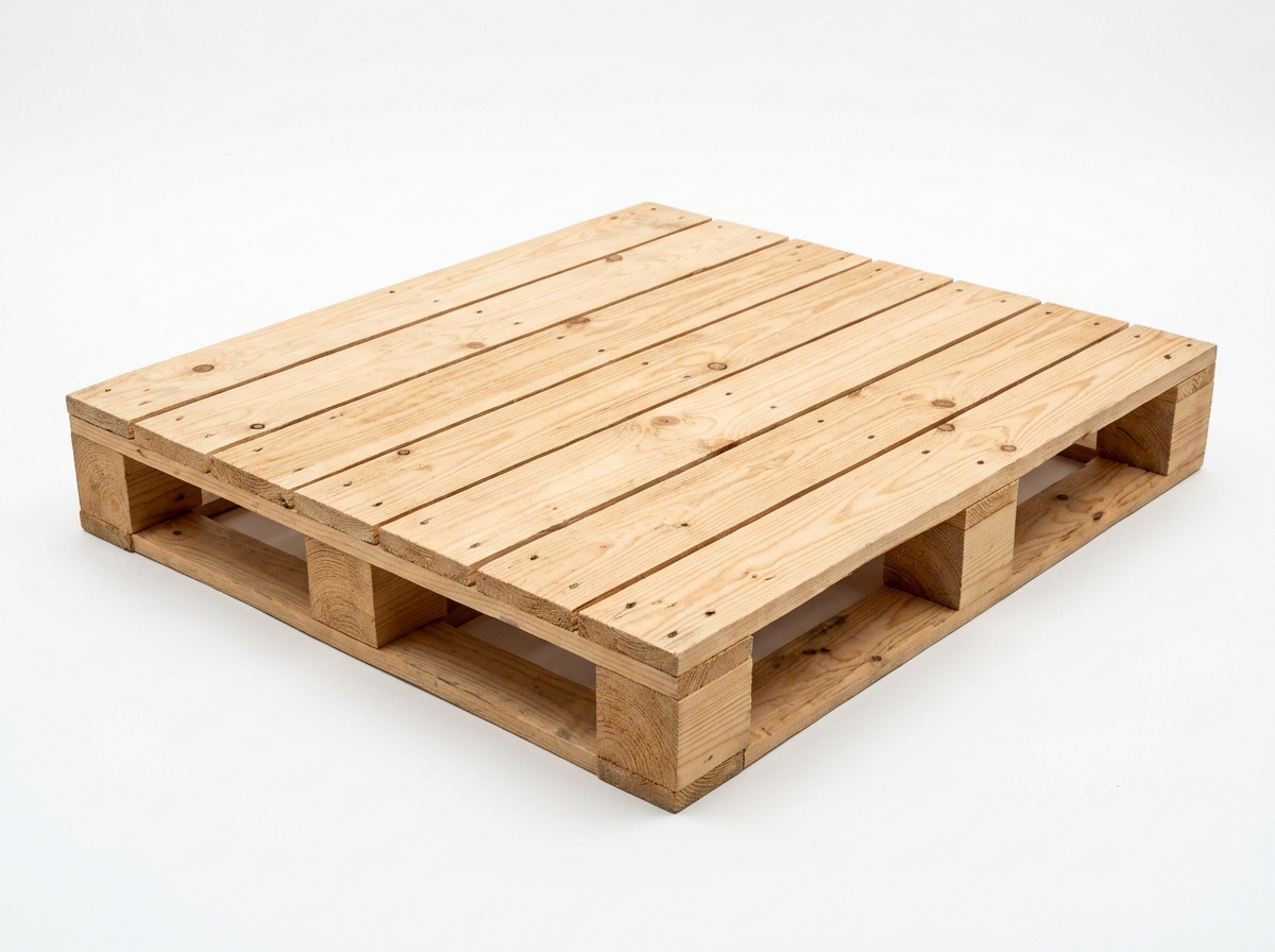 Four-Way Entry Close-Boarded Pallet