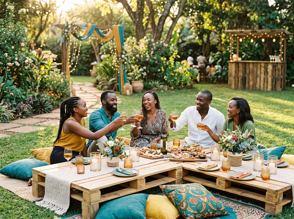 Outdoor Pallet Party